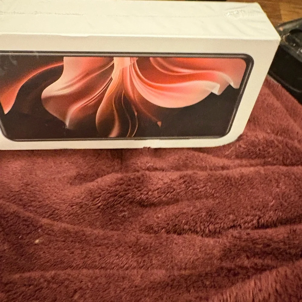 Smartphone with Red and Black Design